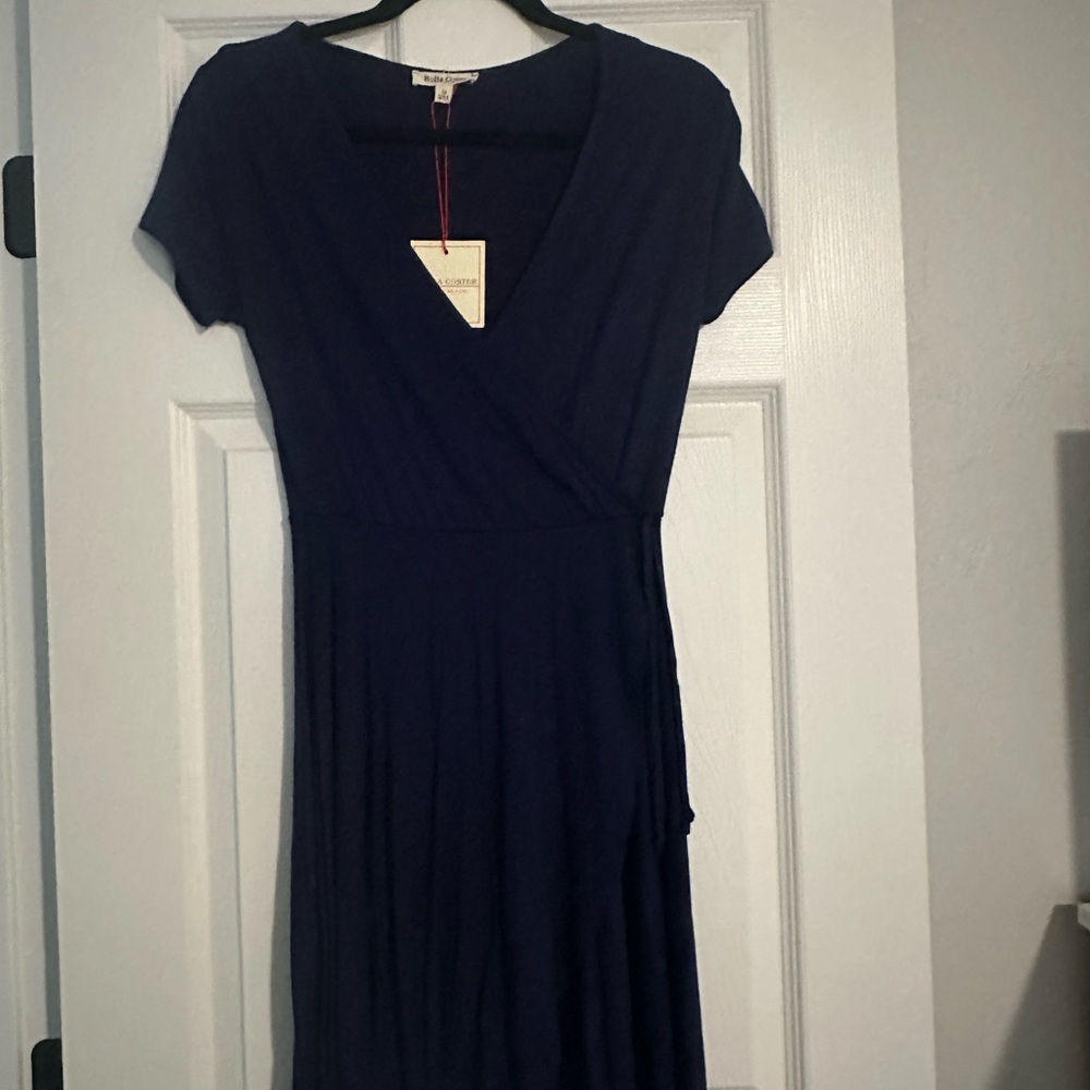 Rolla Coster Deep Blue Midi Dress